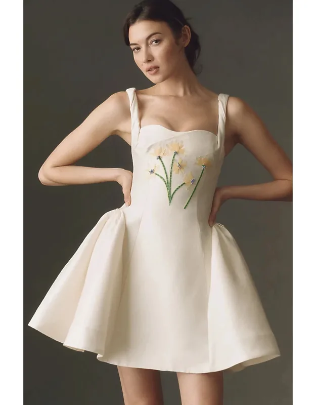 Embellished Mini Dress