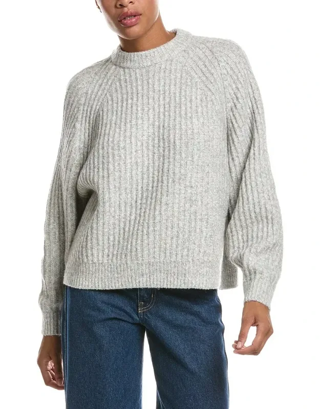 Ribbed Wool-blend Sweater