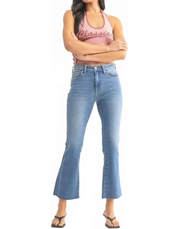 Cropped Flare Jeans