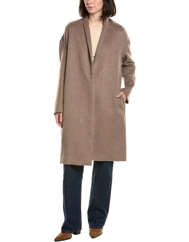 Wool-blend Long Coat