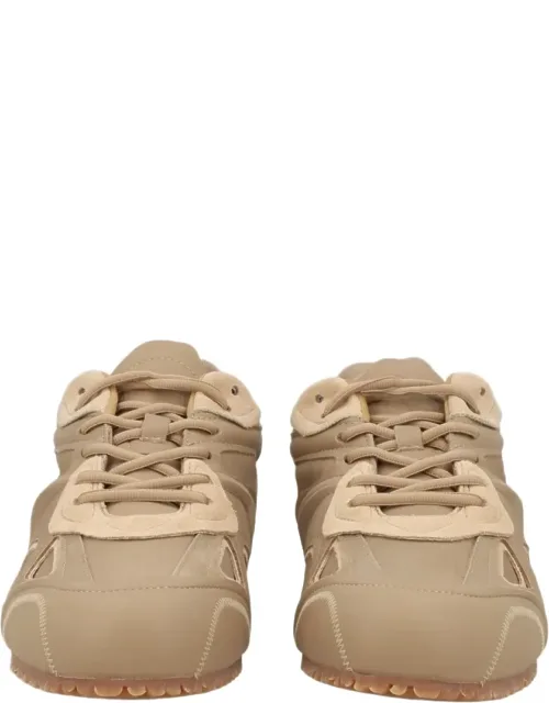 Slow Runner Low-profile Nubuck Suede Sneakers