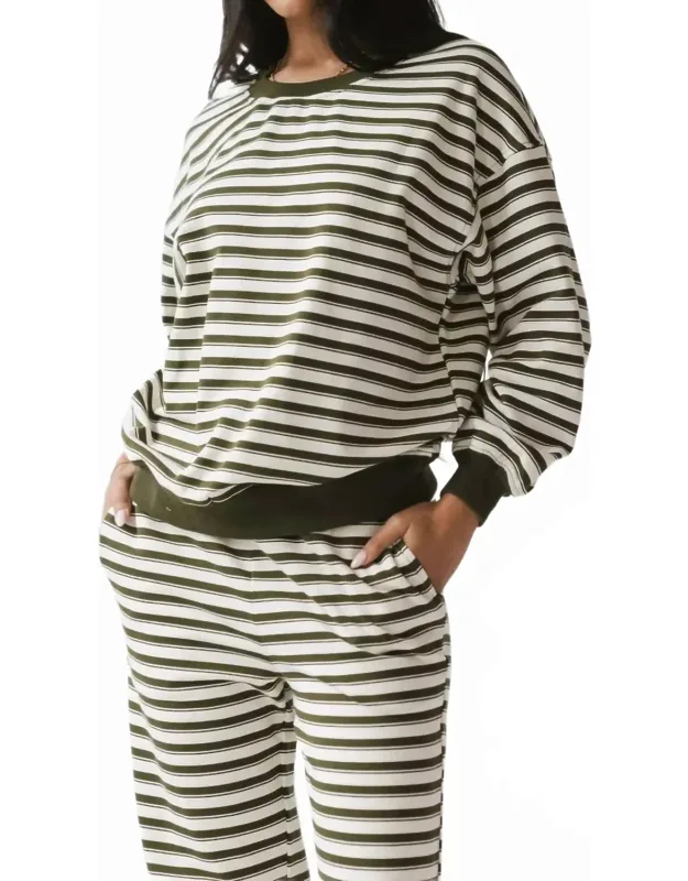 Sunday Stripe Sweatshirt