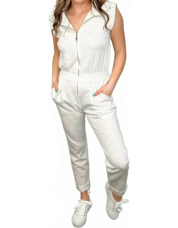 Hold Up A Minute Rayon Blend Jumpsuit
