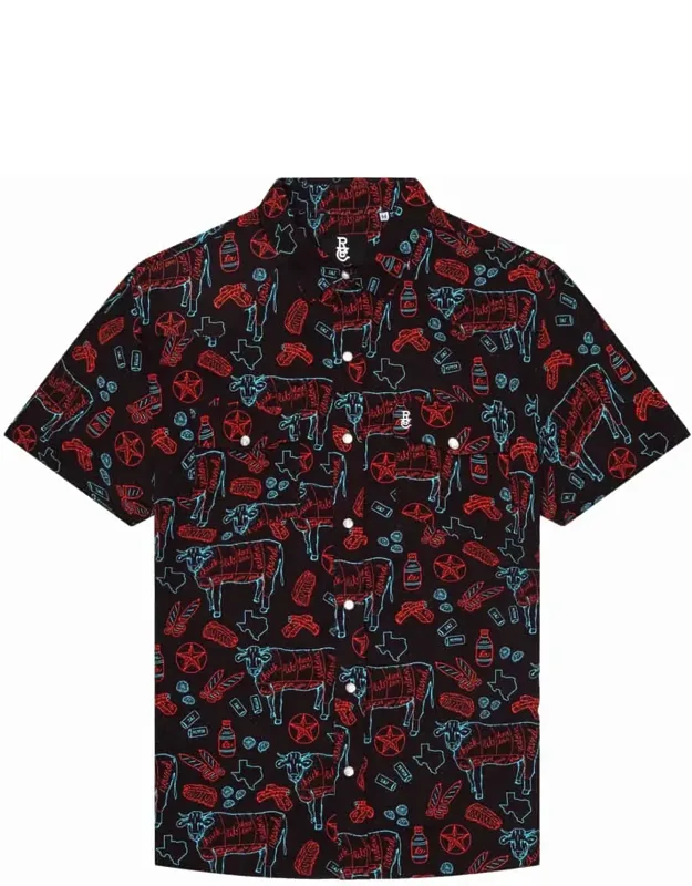 Texas Bbq Nights Pearl Snap Shirt