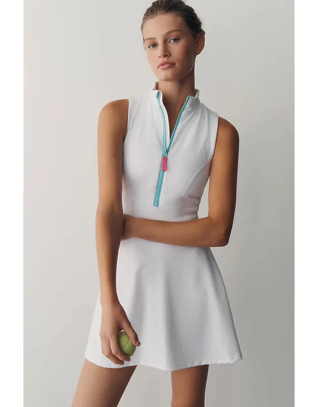 Fawn Mini Dress - Zip Front, Pull-on Styling