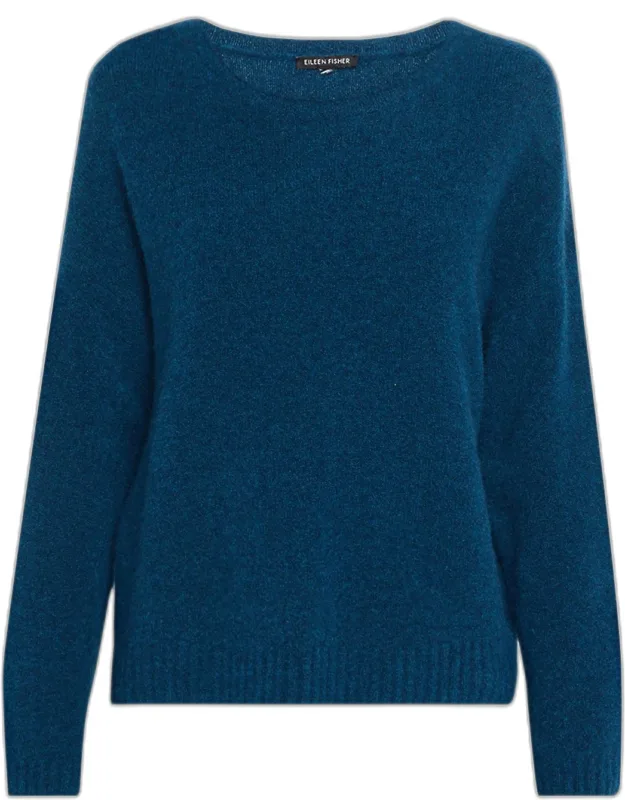 Boucle Knit Cashmere-silk Sweater