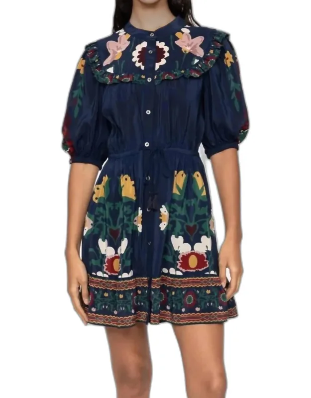Cassia Short Sleeve Mini Dress