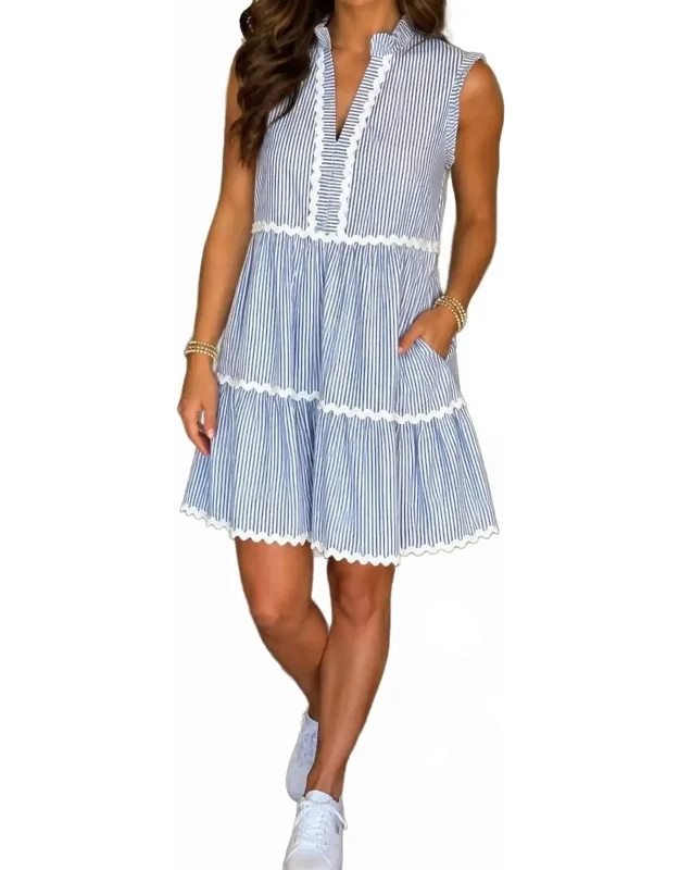 Striped Shirt Dress