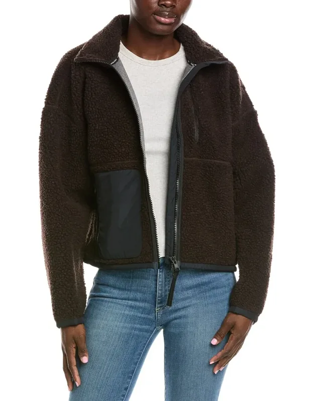 Simcoe Zip Up Fleece Wool-blend Sweater