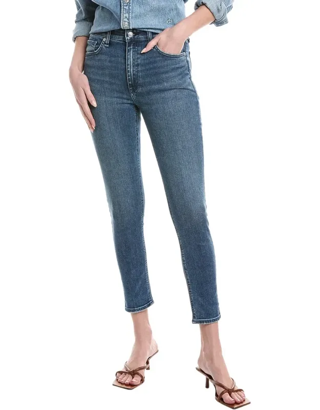 Nina Rebecca High-rise Ankle Skinny Jeans
