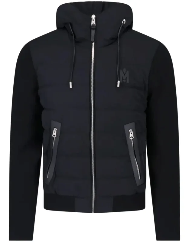Quilted Hooded Zip Jacket