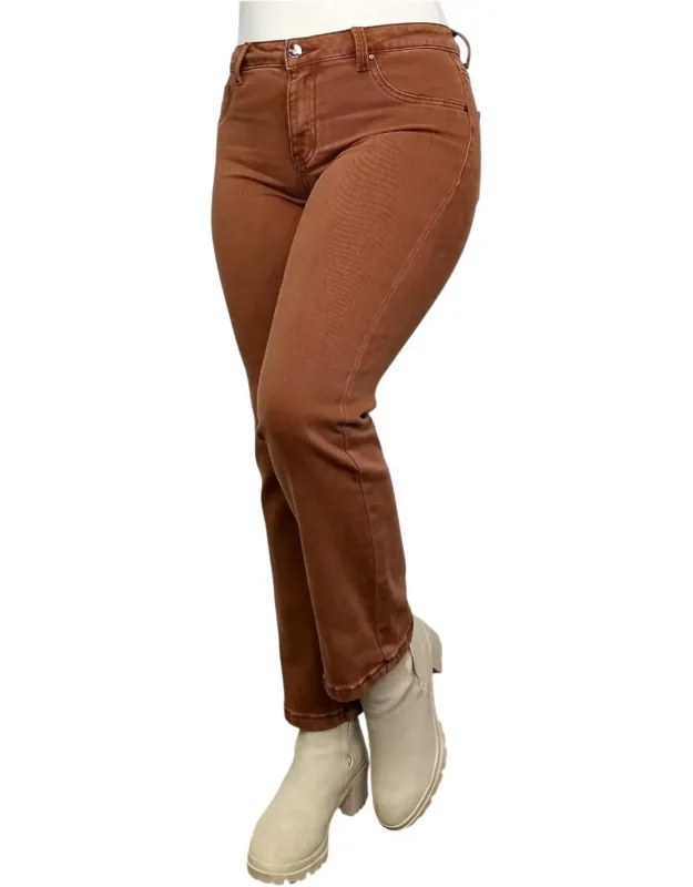 Alyson Mid-rise Straight Leg Jeans