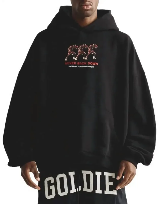 Dreamers "never Back Down" Hoodie