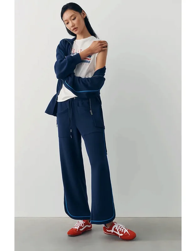 Wide-leg Track Pants