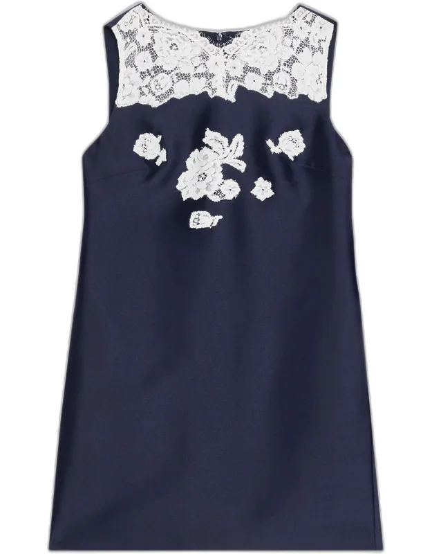 Lace Mini Shift Dress