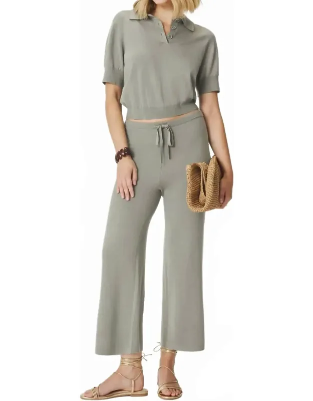 Cropped Knit Pants