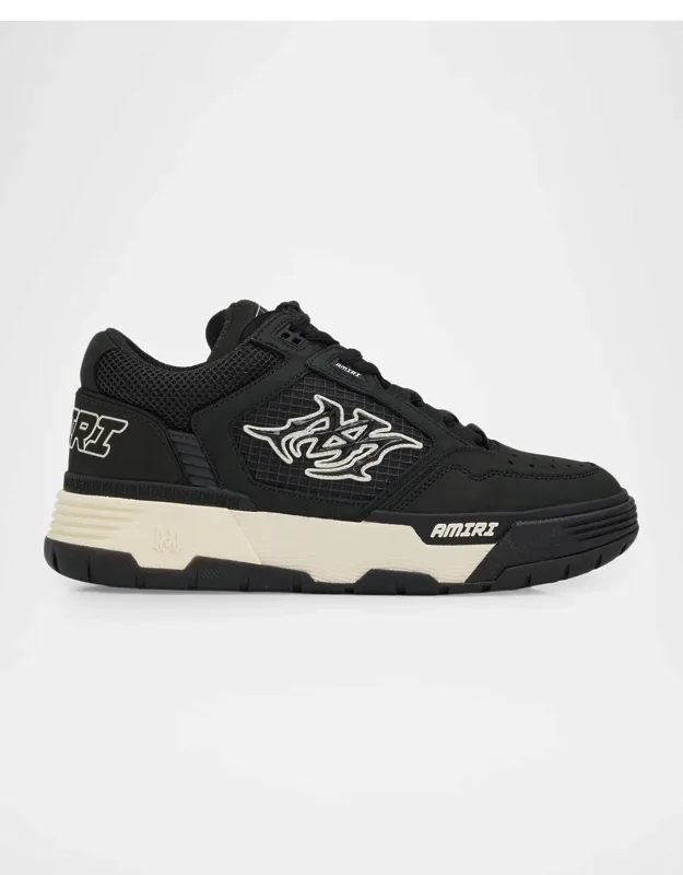 Ma-94 Leather And Mesh Sneakers