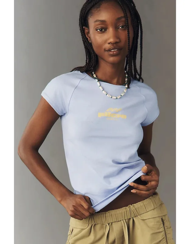 Graphic Cotton Blend T-shirt