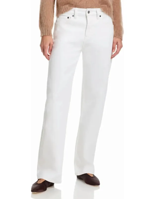 Loose Bowed Denim Pants