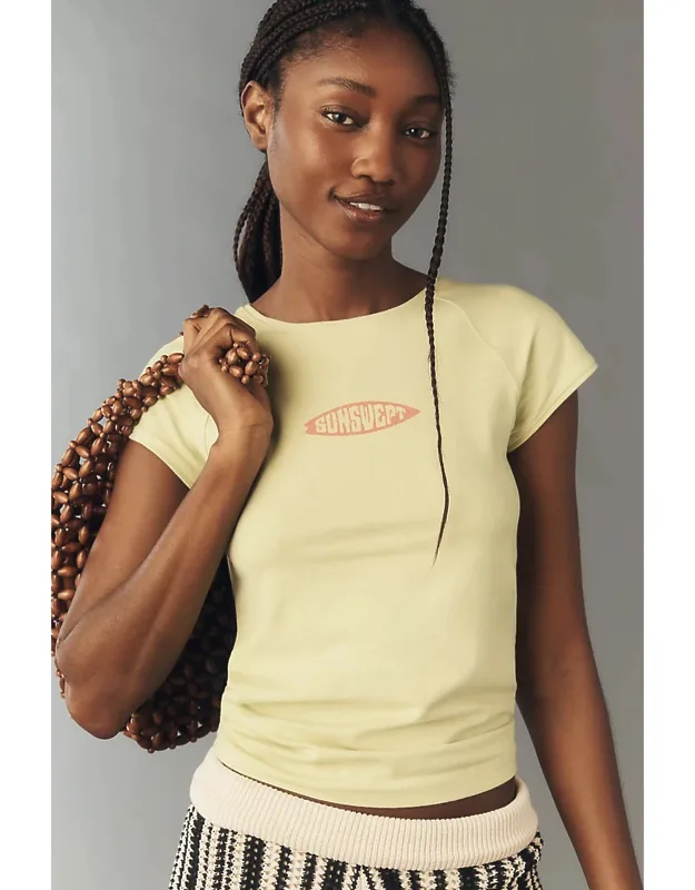 Graphic Cotton Blend T-shirt