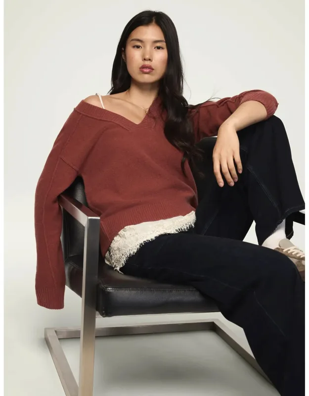 Cloud Soft V Neck Sweater