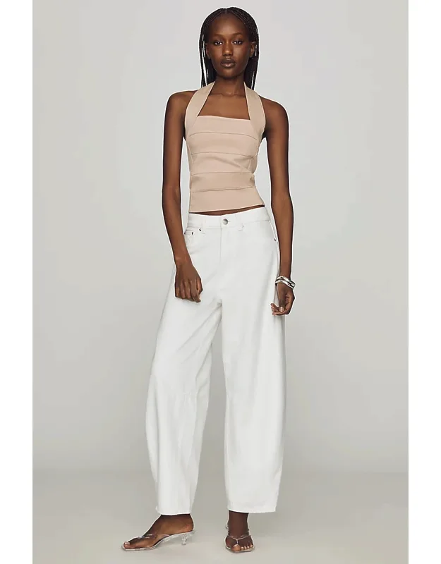 Miro High-rise Tapered Jeans