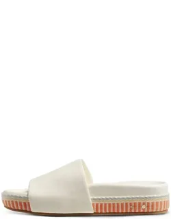 Pelican Textile Leather Platform Sandals