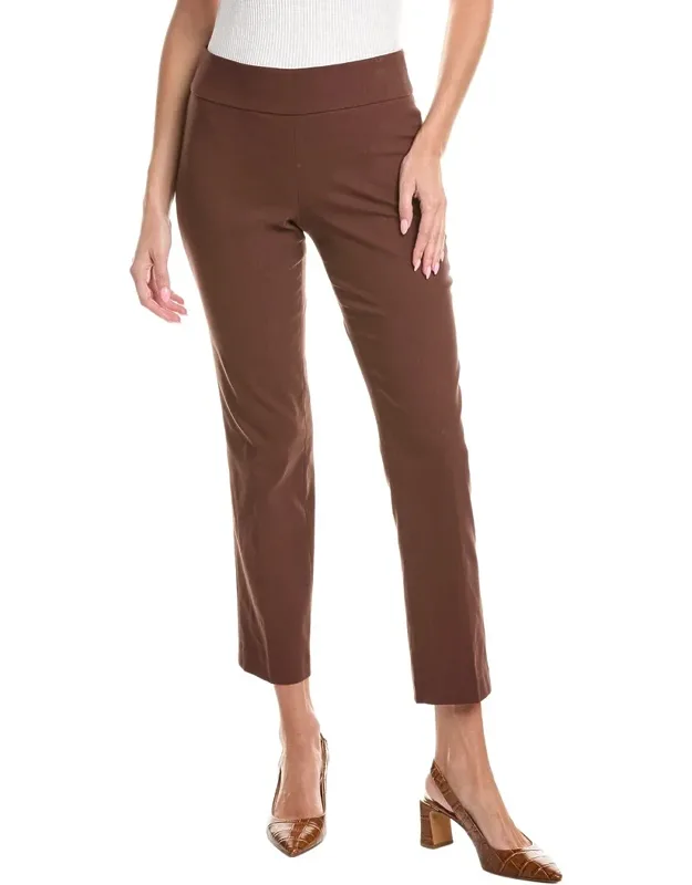 Pull-on Straight Ankle Pants