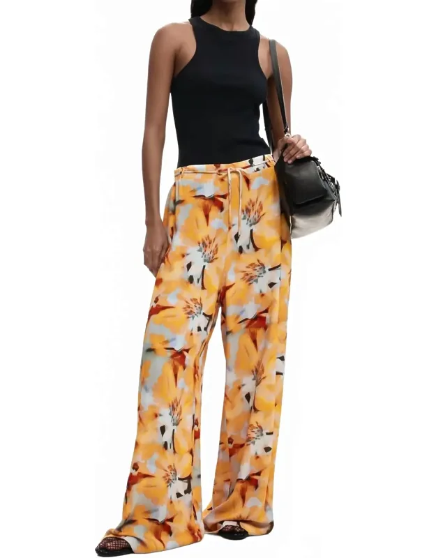 Flowy Floral Trousers