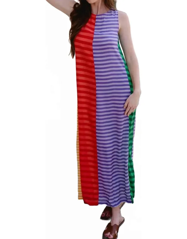Striped Maxi Dress