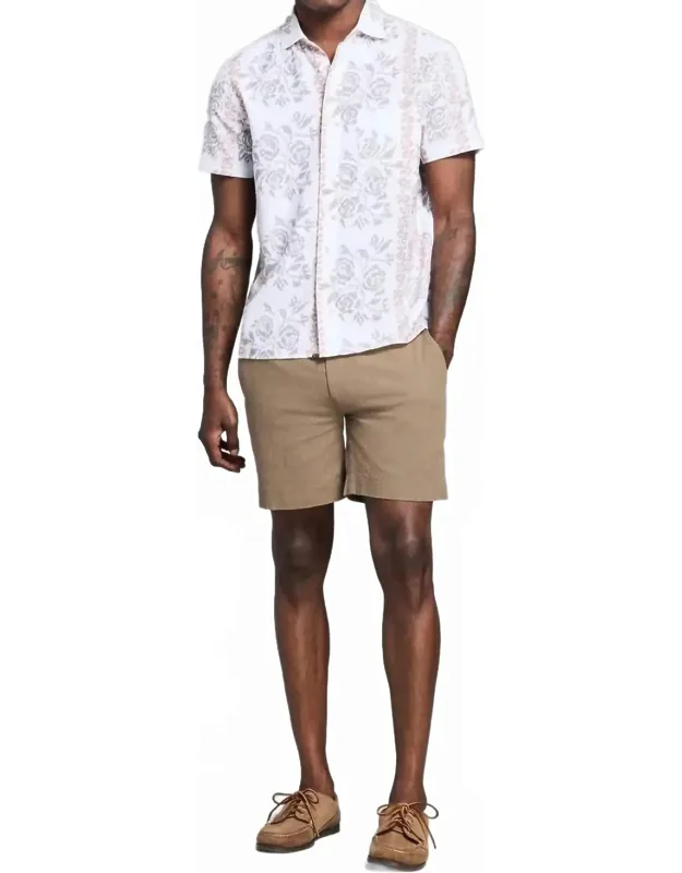 Textural Tropical Roses Treme Shirt