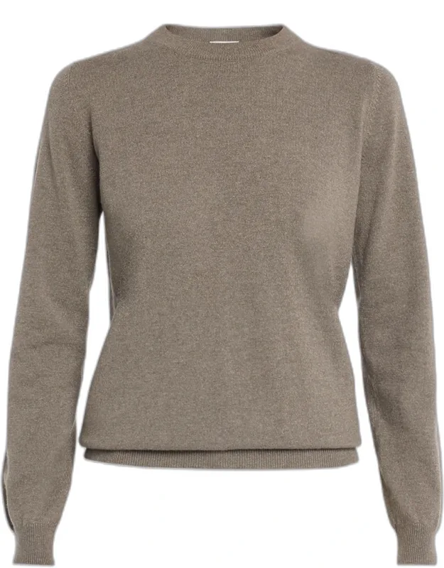 Cashmere Fitted Crewneck Sweater