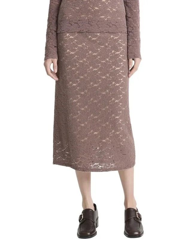 Lace Midi Skirt