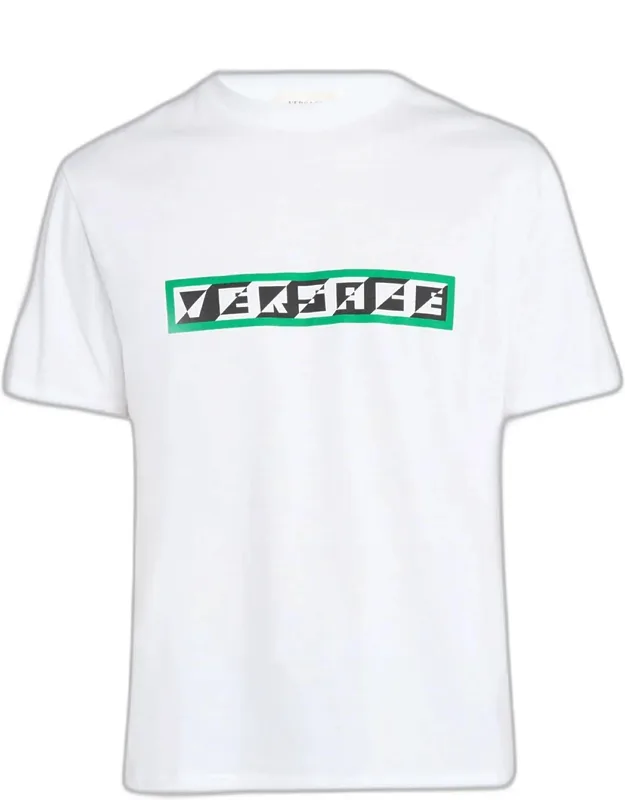 Cotton Graphic Logo Crewneck T-shirt