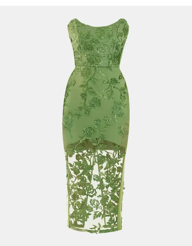 Embellished Midi Dress