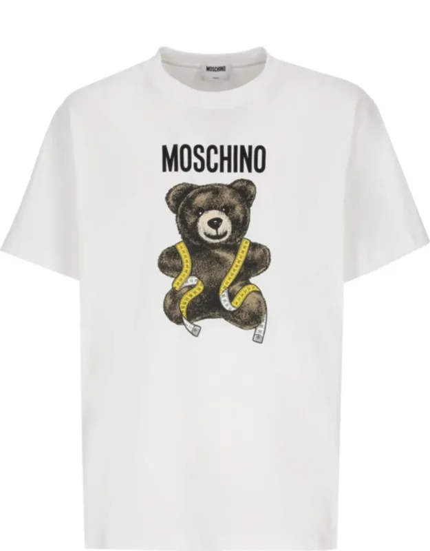 Teddy Bear Graphic Print Cotton T-shirt