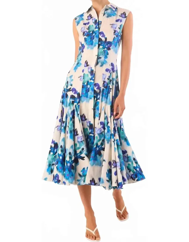 Blurred Bouquet Dress