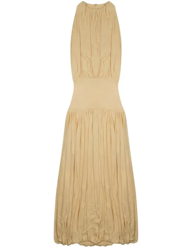 Draped Midi Dress