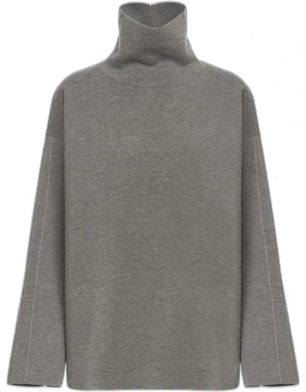 Turtleneck Cashmere-silk Sweater