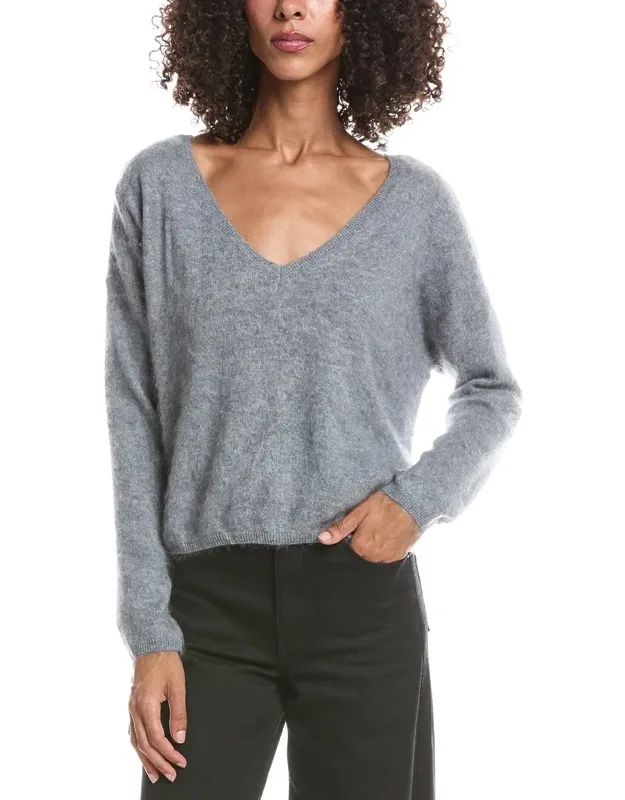 Brushed Reversible Cashmere Sweater