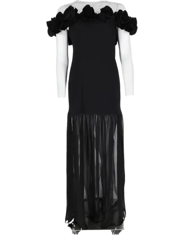 Off-shoulder Midi Dress