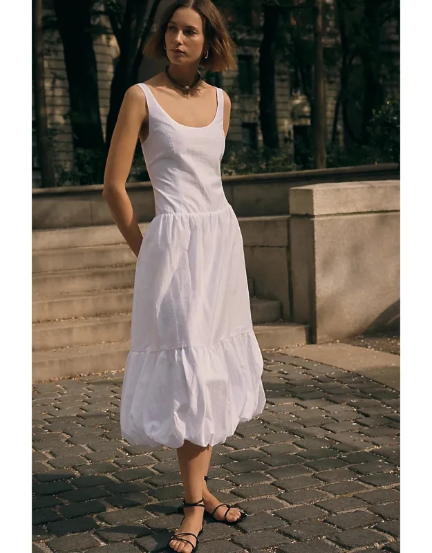 Drop-waist Midi Dress