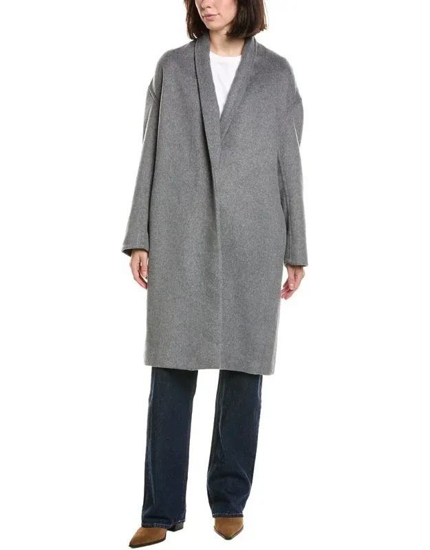 Wool-blend Long Coat