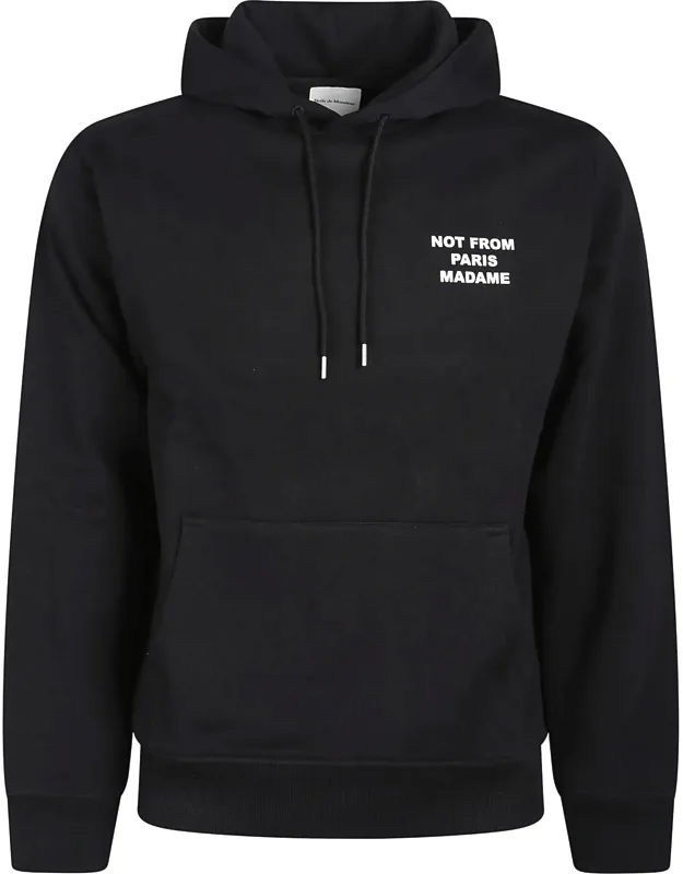 Bold Slogan Cotton Kangaroo Pocket Hoodie