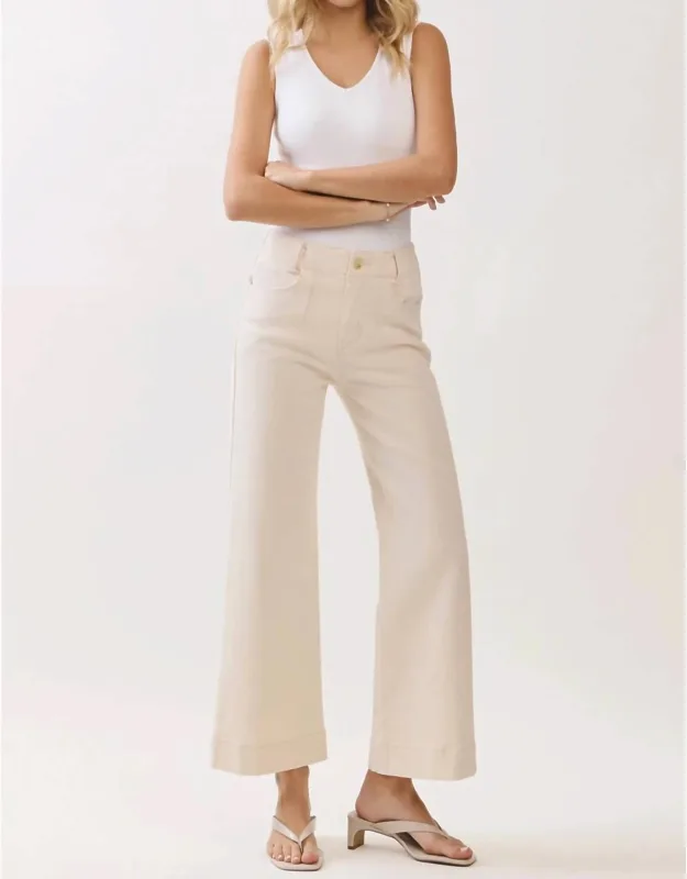 A-line Darted Jeans