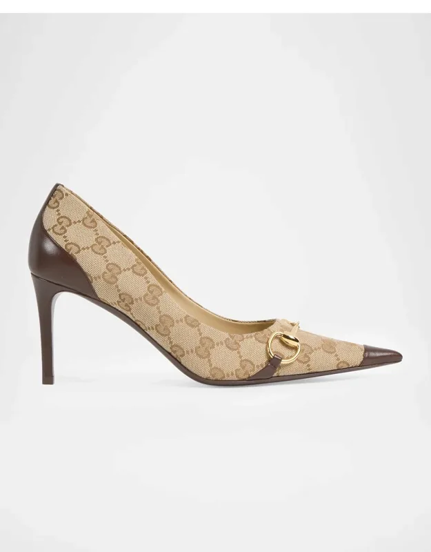 Primavera 80mm Gg Canvas Pumps