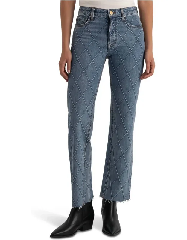 High-rise Ankle Flare Jeans