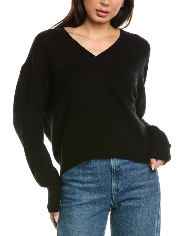 Easy V-neck Wool & Cashmere-blend Sweater