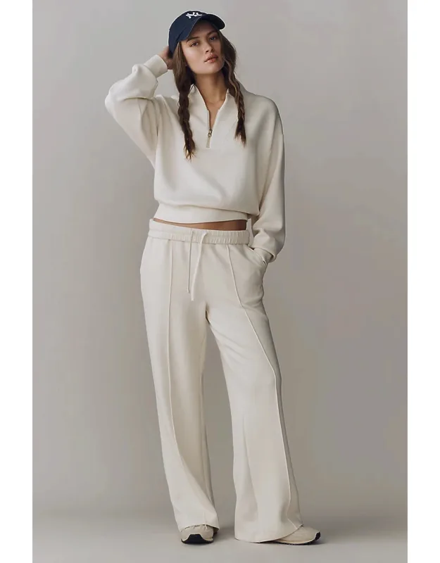 Wide-leg Drawstring Pants
