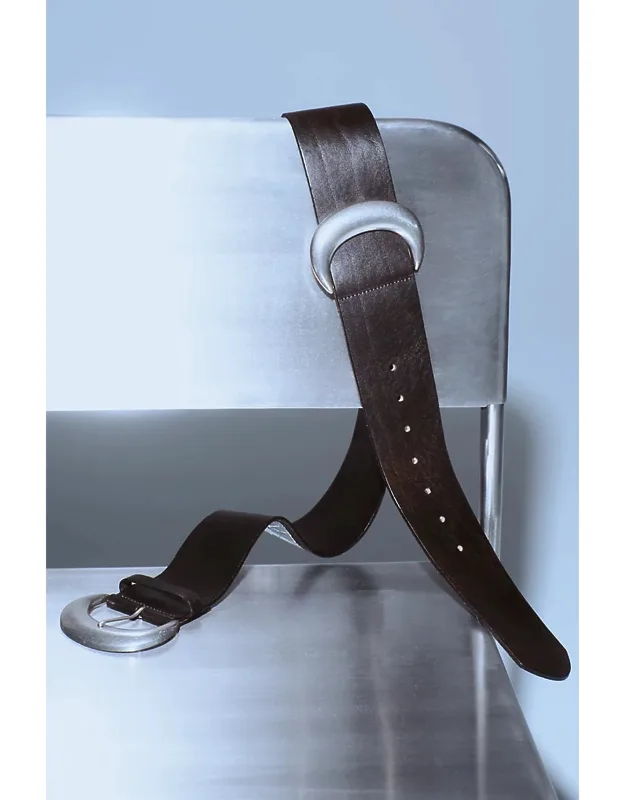 Oval Double-buckle Belt